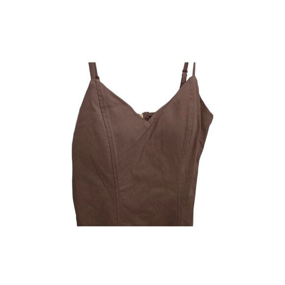 Haute Monde Bodycon Denim Dress with Rhinestone Fringe M - Picture 3 of 6